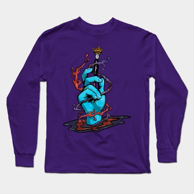 King Pen Long Sleeve T-Shirt by corykerr